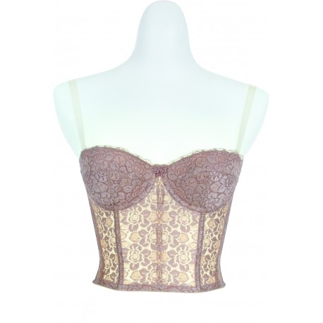 Brassiere Long Mocca 1/2 Cup